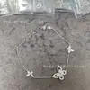 Collar de Mariposa Fantasma Graf de Alta Gama de Una Pieza, Dos Piezas, Cinco Piezas, Cadena para Clavícula Gf para Mujer, Artesanía de Joyería de Lujo