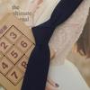 Corbata para Mujer Lino Algodón Negro Borgoña Azul Marino Rosa Atada a Mano Mate Retro Casual Estilo Británico Japonés Estilo 6cm para Hombres