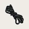 Corda Trançada Redonda de Poliéster Colorido de 5,5 mm com 32 Fios, Camada Única, Não Elástica, para DIY, Cadarços Redondos Ins Tendência Dopamina