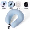 Almohada en forma de U, almohada para el cuello, protección para la columna cervical, para la oficina, siesta, coche, avión, viajes, almohada en forma de U, espuma viscoelástica, para las cuatro estaciones.
