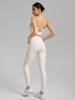 Traje de Ropa de Yoga para Mujer Primavera y Verano 2025 Nuevo Lycra Belleza Desnuda Espalda Sling Ropa Interior Deportiva Yoga Conjunto de Dos Piezas