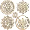 Posavasos de Madera Retro Transfronterizos, Muebles para el Hogar, Colgantes, Posavasos Decorativos Aislantes, Posavasos para Café, Tapetes de Barra, Manteles Individuales