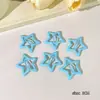 Grampo de Cabelo Estrela Colorido em Degradê para Meio Preso, Presilha de Cabelo Infantil, Grampo Lateral para Franja de Meninas, Grampo de Cabelo de Alta Qualidade com Senso de Sofisticação
