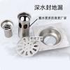 Fabricantes de baños lavadora de doble propósito ordinaria desagüe de piso de acero inoxidable baño de balcón 3.5 pulgadas agua profunda