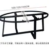 Mesa redonda de hierro forjado para monje Pei patas de mesa de jardín soporte para patas de mesa mesa de café de balcón mesa de café de ocio patas de mesa de negociación marco de hierro