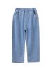 Ropa de Moda Hip-Hop para Niños Estilo Hip-Hop Hong Kong Camisa Retro Traje de Jeans Ropa de Desempeño para el Día de Año Nuevo para Niños y Niñas
