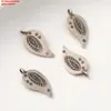 Prata Esterlina S925 Folha Preta Tinta Folha Ot Fivela Acessórios Retrô Antigo Bênção DIY Material para Miçangas Artesanais