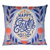 Almohada de Huevo de Pascua Transfronteriza Funda de Almohada de Lino Cubierta de Cojín Estilo Ins Conejo Funda de Almohada para Cabecera de Sofá Dropshipping