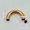 Soldadura de Tubería de Cobre en Forma de U Engrosada con Doblez Pequeño en U a 180 Grados, 7-54mm Accesorios de Refrigeración para Aire Acondicionado