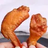 Modelo de simulación de muslos y alas de pollo frito, accesorios, ventana de frutas, sesión de fotos, centro comercial, comida, tienda de pollo frito, juguetes, venta al por mayor