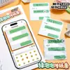 Nuevo Bloc de Notas Mensaje Burbuja Verde Creativo Pegatinas de Emoticonos de Chat Divertido Pegatinas para Material de Cuaderno de Clase