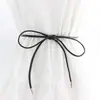 Cadena de cintura ajustada versión coreana de cinturón delgado correa decorativa simple con lazo para atar al vestido cuerda de cintura para mujer una generación de cabello