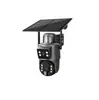 Cámara Solar 4G Doble Pantalla 360 grados 6MP HD Visión Nocturna Cámara Exterior Monitoreo UBOX