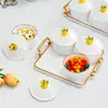 Frete Grátis Prato de Frutas Secas Personalizado Prato de Lanches Prato de Lanches Prato com Compartimentos para Lanches Prato de Frutas Redondo Transparente com Tampa Caixa Prato de Frutas