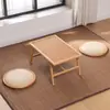 Mesa de Centro Tatami Estilo Japonês Janela de Canto Mesa Pequena Combinação de Mesa e Cadeira para Varanda de Casa Mesa de Chá Zen Mesa Baixa Simples Mesa Kang