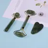 Set de Rodillo de Masaje de Jade Contenedor de Belleza de Jade Transfronterizo Palo de Masaje de Jade Cuerno de Jade Facial Tabla Raspadora