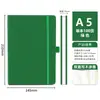 Caderno de Exportação Transfronteiriça A5 com Elástico, Caderno A6 com Elástico Personalizado, Caderno de Negócios Simples em PU - Em Estoque para Atacado