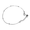 Pulseira de Prata Esterlina S925 com Contas Espaçadoras, Design de Osso de Cobra Octogonal para Mulheres, Joia Minimalista Estilo Cool, Design de Nicho, Acessório de Prata Levemente Luxuoso Estilo Ins
