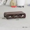 Desplazamiento Rectangular Ala de Pollo Base de Madera Tallado de Secoya Piedra Bonsái Estatua de Buda Bonsái Soporte de Madera Artesanía Adornos