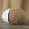 Diretamente do Fabricante, Fio de Lã Mista Longo Peludo para Chapéus, Cachecóis e Roupas Kits de Material para Tricô à Mão