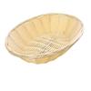 Cesta de mimbre sintético para pan tienda de snacks pastelería cesta tejida de plástico PE plato de dulces pp cesta tejida ovalada