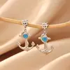 Brincos de Flor Estrela-do-mar Banhados a Ouro 18K Aço Inoxidável Usados Brincos de Temperamento Feminino Estilo Oceano Joias Transfronteiriças Venda por Atacado