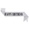 Con Diadema de Letra de Cumpleaños de Diamante Etiqueta de Diadema con Correa de Hombro con Purpurina Decoración de Fiesta Festiva de Año de Niñas Canal de Fotos