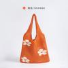 2023 Novo Amazon ebay japonês e coreano saco de flores saco malha malha bolsa de ombro oco para as mulheres