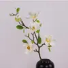 Flor de Magnolia Artificial de EVA Tela de Seda Decoración para el Hogar Boda Fabricante de Hoteles Flores Falsas al por Mayor para Exhibición en Sala de Estar y Fotografía