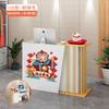 Mostrador de Cajero, Salón de Belleza, Tienda de Ropa, Barra de Bar, Moderno Escritorio de Recepción para Tienda, Escritorio de Recepción Comercial, Multifuncional, Atractivo de Riqueza