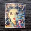 Pintura Thangka Dorada Semi-Pintada a Mano al por Mayor Núcleo Zorro Hada Zorro de Nueve Colas Changming Vida Pasada y Vida Presente Lienzo Thangka Se Puede Personalizar