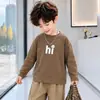Conjunto de Tres Piezas de Pana para Niños Primavera y Otoño Estilo Coreano Atuendo Fresco y Elegante para Niños Pequeños Ropa de Otoño para Bebés Comercio Exterior