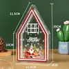 Nueva Caja de Dulces Transparente para Boda Caja de Regalo Navideño para Mascotas PVC Personalizable Pirámide Creativa Bolsa para Chocolate y Galletas