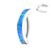 Piercing de umbigo em liga de titânio G23 Zhenping com zircônia em formato de coração finamente esculpida, argola de umbigo F136, piercing de barriga