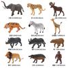 Brinquedos de Animais de Simulação Série Modelos Brinquedos Cognitivos Educação Infantil Tigre Leão Panda Elefante Girafa Conjunto Conjunto