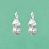 Plata Pura 999 Galvanizada Accesorios de Precisión Colgante de Cacahuete Pulsera de Cosas Buenas que Suceden Colgante para Pulsera DIY Colgante para Pulsera de Cristal