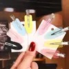 Procesamiento de Accesorios para el Cabello Estilo Coreano Personalizados para Mujer Placa de Ácido Acético Pasador sin Costuras Pasador Simple para Cabello Suelto Pasador Elegante para Flequillo Clip Lateral