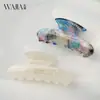 Wjia Fantasía Clip Francés de Ácido Acético Clip Cola de Pez Tiburón Alto Sentido Clip para Pelo Cola Cónica Alta Accesorios para el Cabello para Mujeres