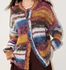 Suéter Nuevo Otoño Invierno 2026 Mujer Otoño Invierno Suave Chic Exquisito Único Tejido Francés Cárdigan Prenda Exterior Top