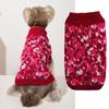 Ropa para mascotas, diseño de solapa de camuflaje tejido, cómoda, alta elasticidad, otoño e invierno, nuevo suéter para perro y gato Bichon
