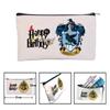 Estuche Lápices Harry Potter Marca Celosía Slytherin Cuatro Logotipos Escudo Estuche Papelería Gran Capacidad Cierre Almacenamiento Estuche para Bolígrafos