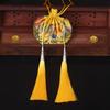 Bolsita Colgante Bordada del Festival del Bote del Dragón del Año del Caballo, Regalo de Estilo Tradicional, Bolsa Hanfu, Borla para Coche de Flor de Ciruelo Rosa Bolsa Vacía