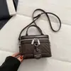 Bolsa de Mão Elegante Xiaomi com Padrão Trançado Feminina 2026 Verão Nova Moda Bolsa de Ombro Único Bolsa Transversal Casual para o Dia a Dia