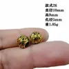 Accesorios para el Cabello Trenzados de Rastas Reggae Transfronterizos Cuentas Espaciadoras de Bola Hueca con Agujero Grande DIY Pulsera Joyería de Cuentas Sueltas Venta al por Mayor