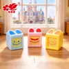 Acessórios Quadrados de Resina com Orelhas de Coelho de Desenho Animado, Expressões Divertidas, Decorações para Capa de Celular com Cola de Creme DIY, Materiais de Resina