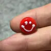 Comercio Exterior Transfronterizo Corazón de Vidrio Hecho a Mano Cara Sonriente Redonda Joyería Hecha a Mano para Bricolaje Cuentas Sueltas Pulsera con Cuentas Accesorios para Collares