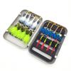Egret Fly Atacado Luya Hélice Modificada Fly Bait Fly Bionic Isca Falsa Branco Strip Bass