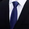 Corbata con cremallera formal de negocios para hombre, Corbata perezosa negra a rayas azules ajustada para novio, Fácil de poner y quitar