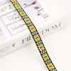 Banda tejida jacquard estilo étnico de 1.2 cm, accesorios para el cabello, tocado, riñonera, cinta étnica, ropa de disfraz étnico, encaje