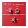 Fornecimento direto da fábrica de baixa frequência EI41 13 * 17 Horizontal Wang Zi 4 + 5 Row Pitch 22 Pin Transformer Skeleton Rubber Core